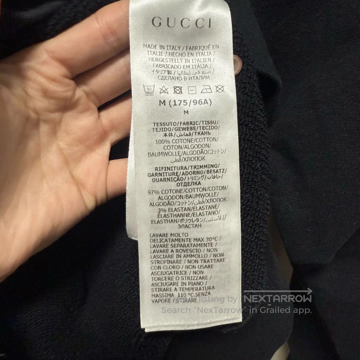 Gucci Gucci Letter Logo Back Print Hoodie. Size US M / EU 48-50 / 2 - 3 Thumbnail