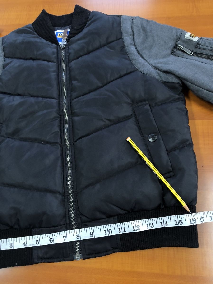 Pancoat Pancoat Puffer Bomber Jacket Black Grey Size XS Size US XS / EU 42 / 0 - 25 Thumbnail