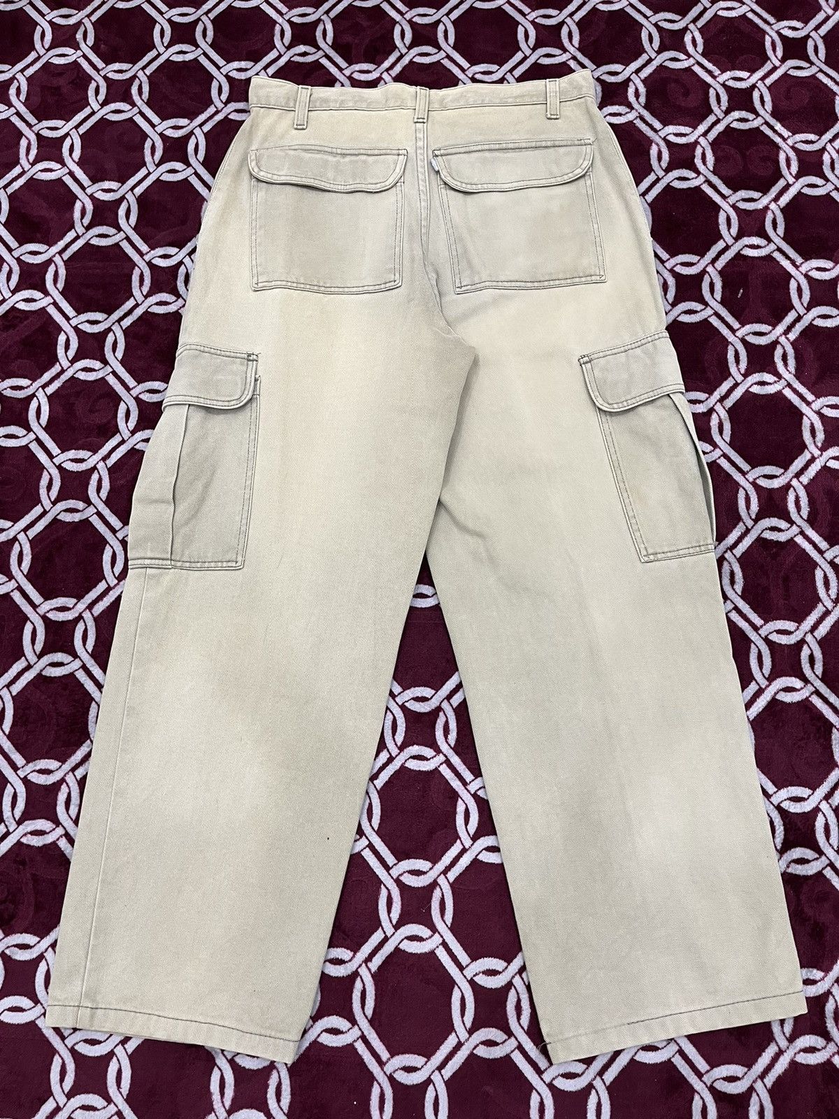 Levi's Vintage Levis Baggy Fit Cargo Denim Size US 32 / EU 48 - 2 Thumbnail