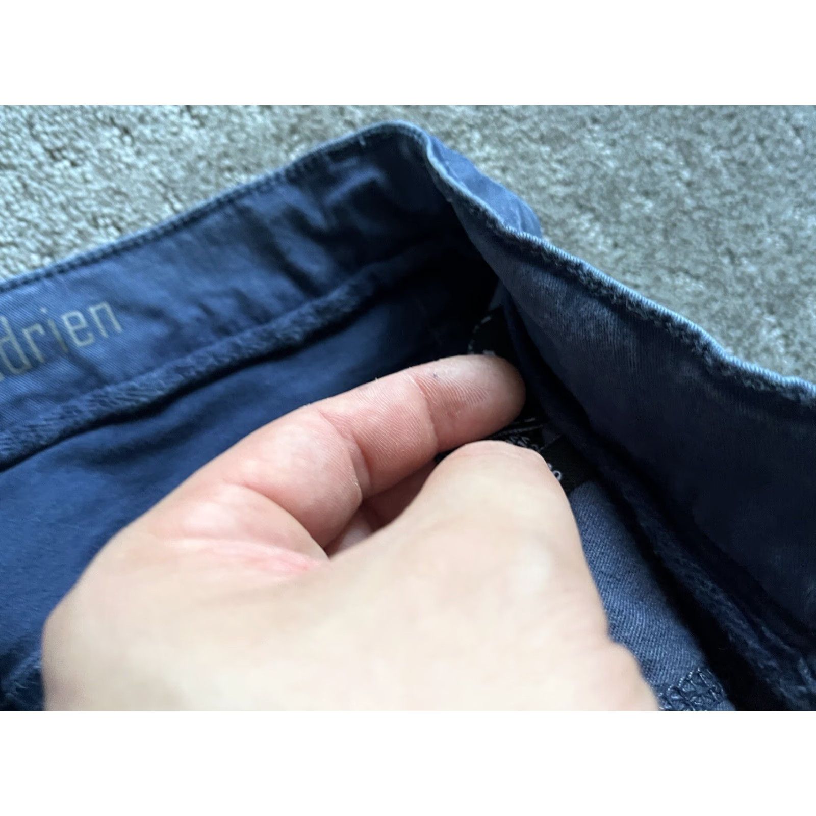 7 For All Mankind Mens 7 For All Mankind Adrien Slim Stretch Pants Khakis Size 29x32 Blue Size US 29 - 6 Thumbnail