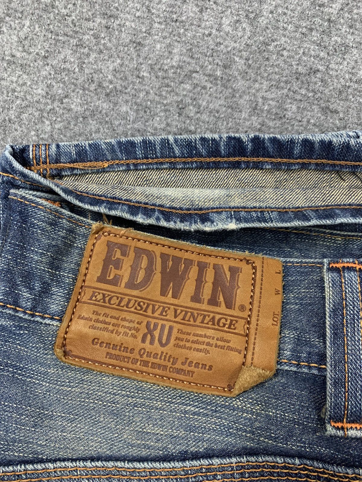 Edwin DISTRESSED EDWIN VINTAGE XV FADED BLUE. Size US 31 - 12 Thumbnail