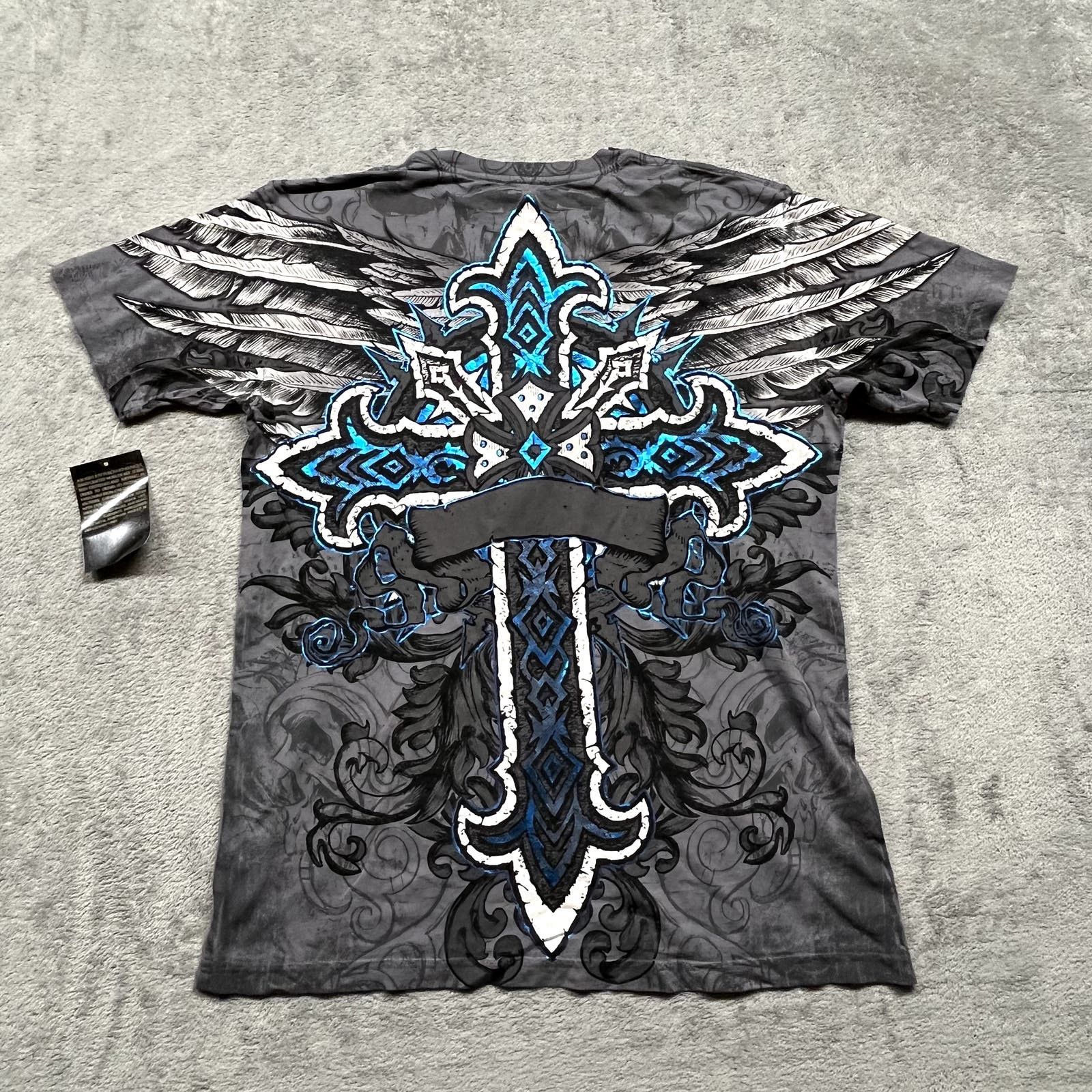 Affliction Vintage Y2K Archaic by Affliction Mens T Shirt