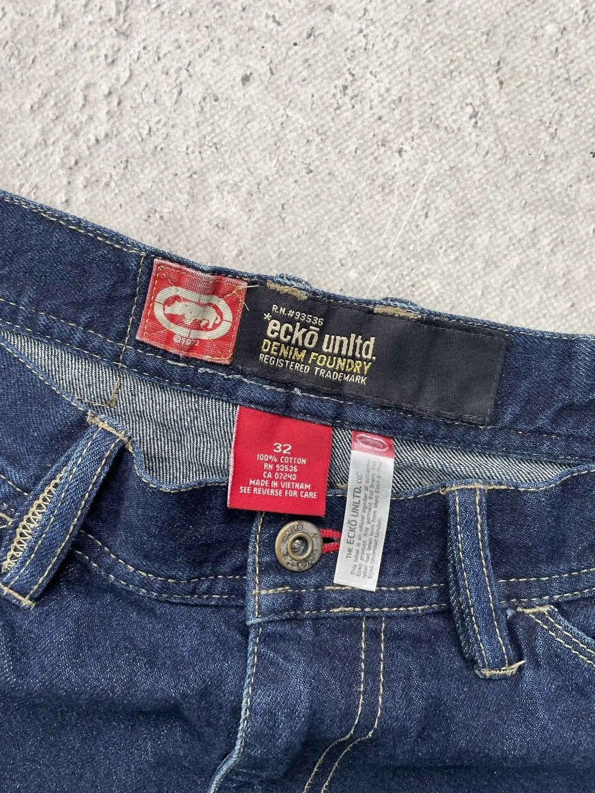 Ecko Unltd. Wide leg baggy cargo skater Ecko UNLTD jeans pants Size US 32 / EU 48 - 5 Thumbnail