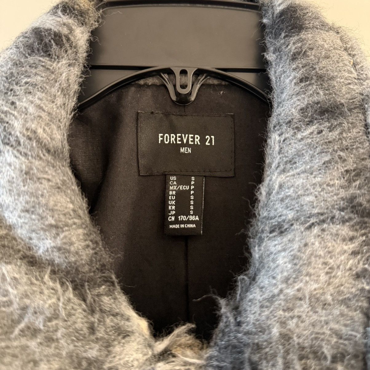 Forever 21 Forever 21 Men's Jacket Plaid Brushed Mohair Size Small Size US S / EU 44-46 / 1 - 2 Thumbnail