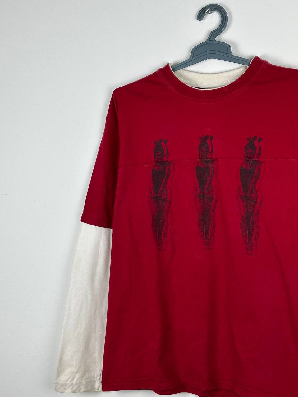 Anime × Japanese Brand Vintage Playboy Sex Girls Y2K Red Longsleeve T Shirt Size US XL / EU 56 / 4 - 1 Thumbnail