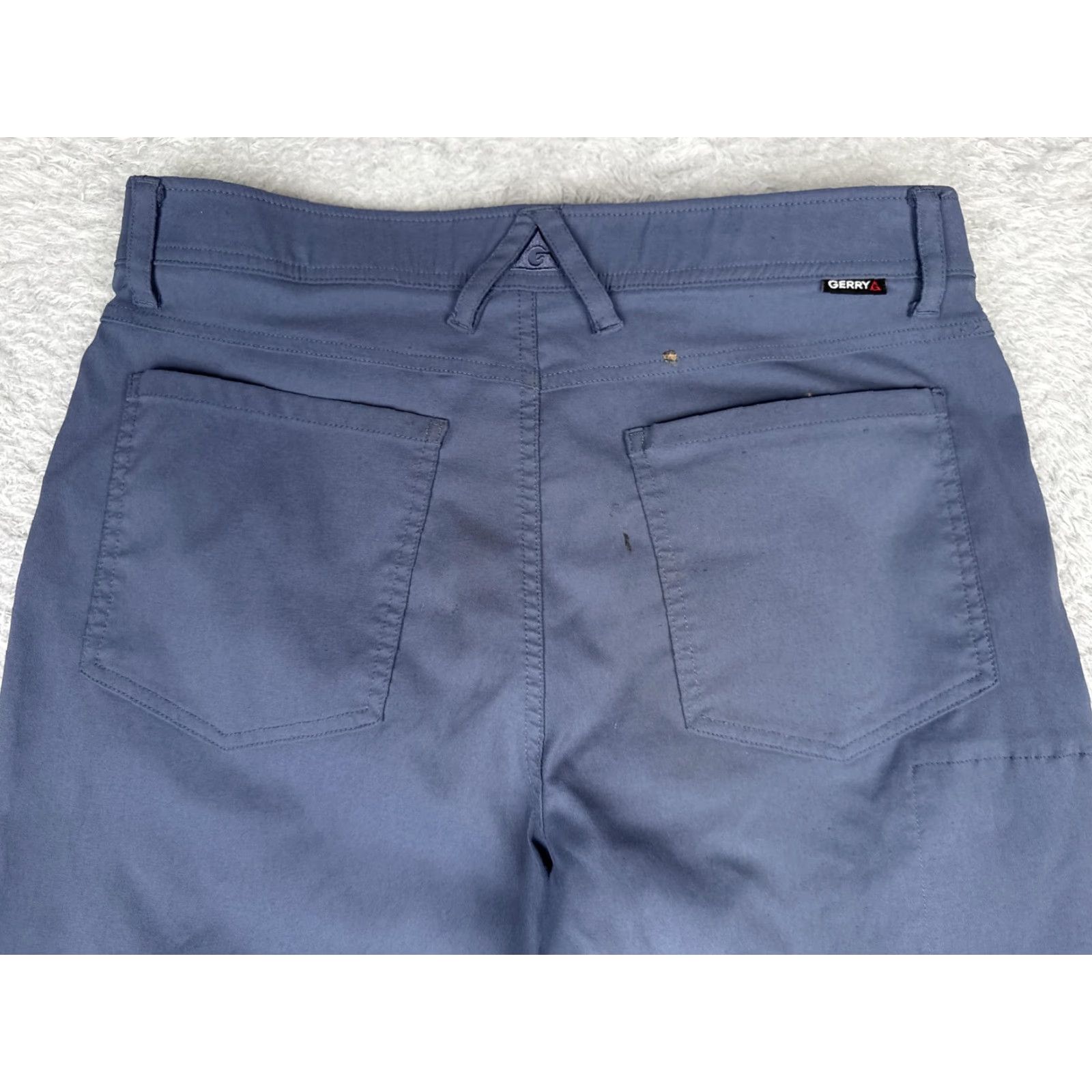 Vintage Gerry Pants Mens 32x32 Blue Nylon Stretch Hiking Walking Outdoor Travel Casual Pants Size US 32 / EU 48 - 2 Thumbnail