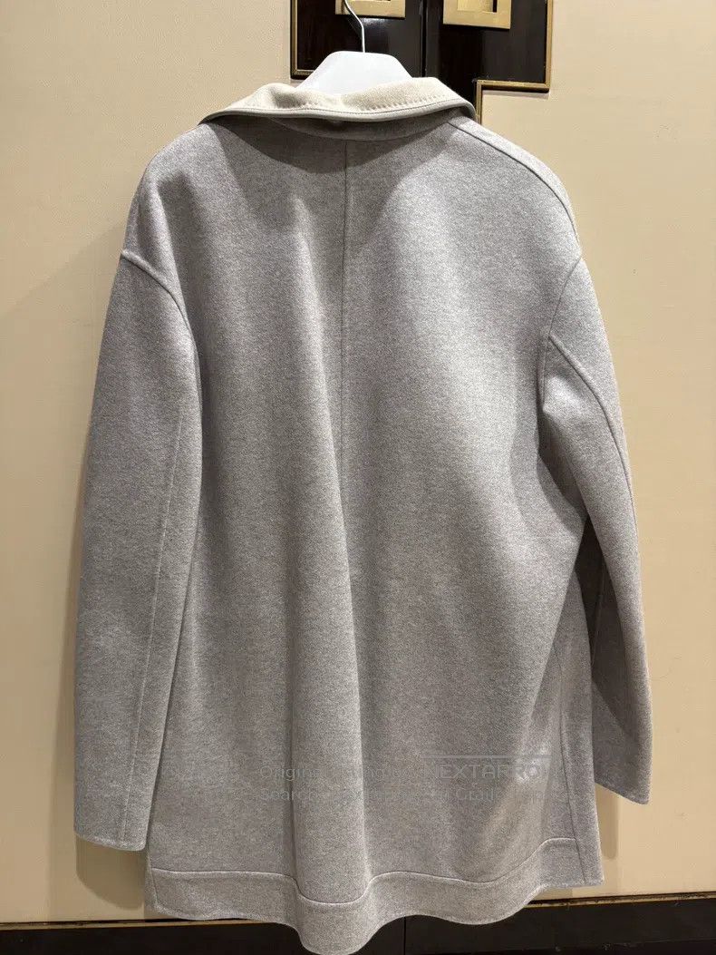 Loro Piana Loro Piana Classic Jimi Cashmere Coat with Double-Sided We Size M / US 6-8 / IT 42-44 - 2 Thumbnail