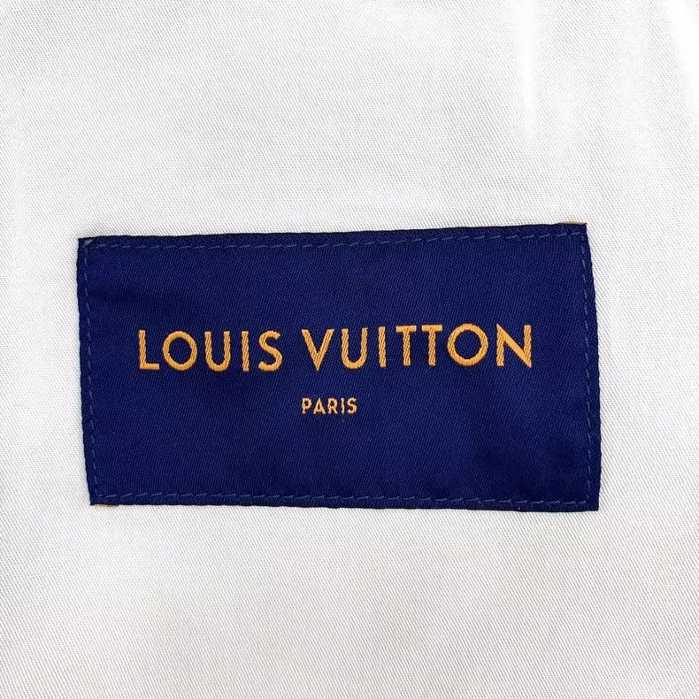 Louis Vuitton Louis Vuitton Beige Logo Denim Jacket -2505 Size US L / EU 52-54 / 3 - 5 Thumbnail