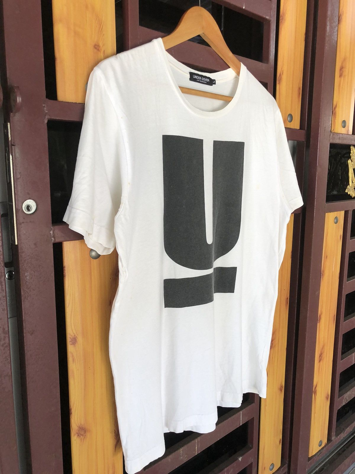 Japanese Brand 💥RARE💥Vintage Undercover Big Logo X Jun Takahashi Tshirt Size US L / EU 52-54 / 3 - 8 Thumbnail