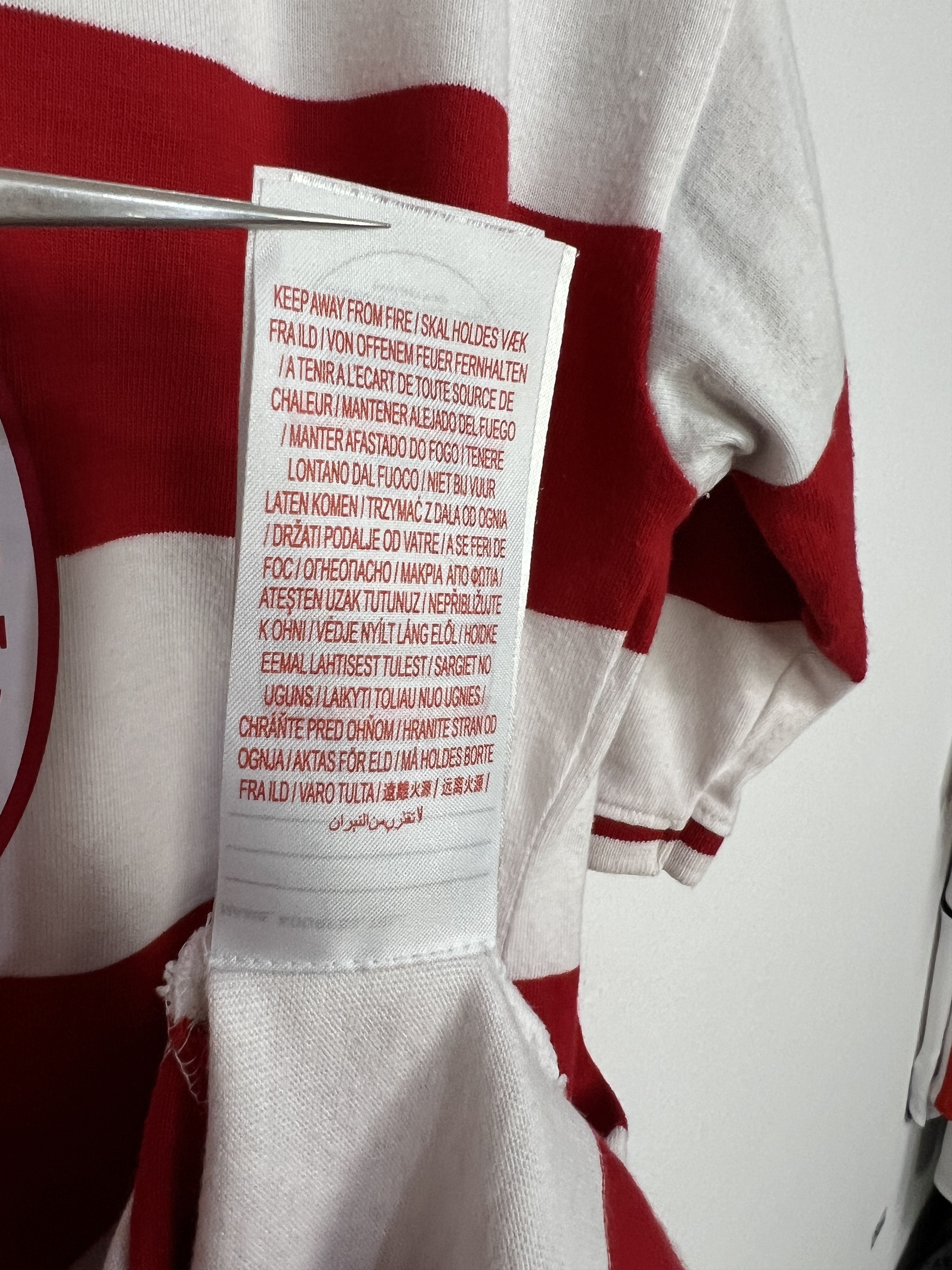 Hummel Denmark Football Shirt Soccer National Team Jersey Trikot Size US L / EU 52-54 / 3 - 8 Thumbnail