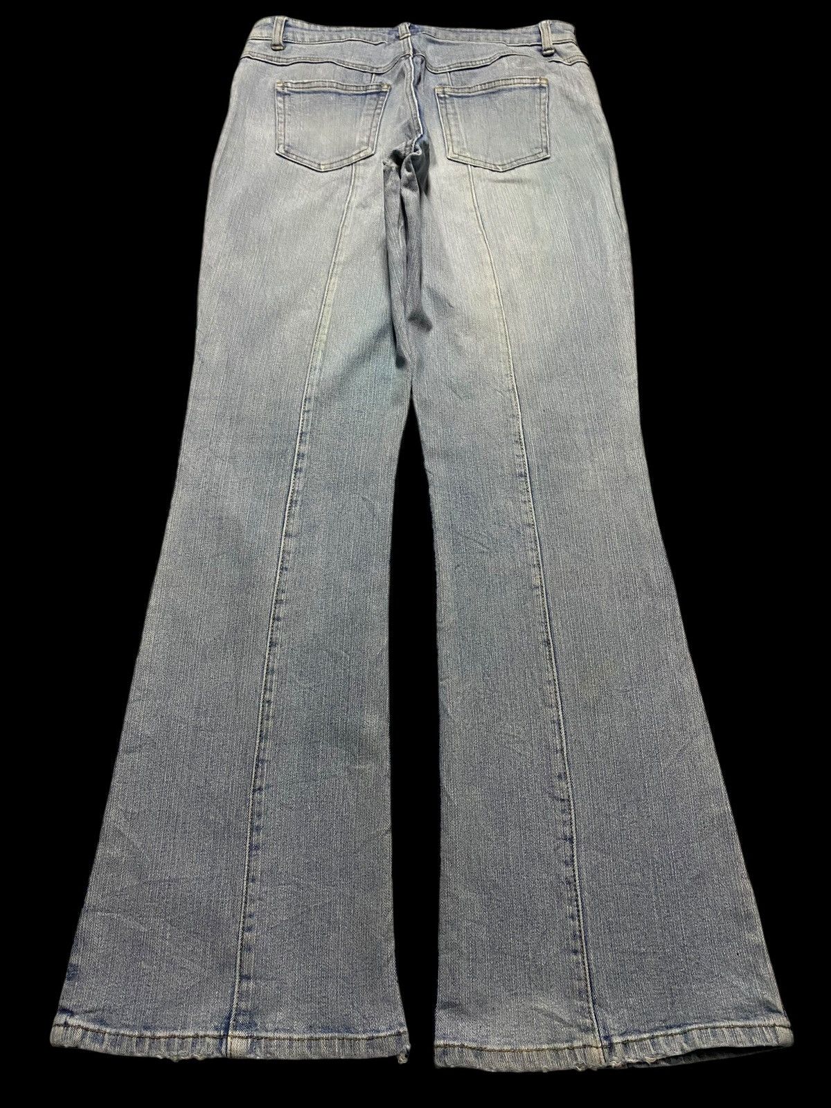 Japanese Brand Vintage Japanese Brand Theoria Distressed Flare Jeans Size US 29 - 2 Thumbnail