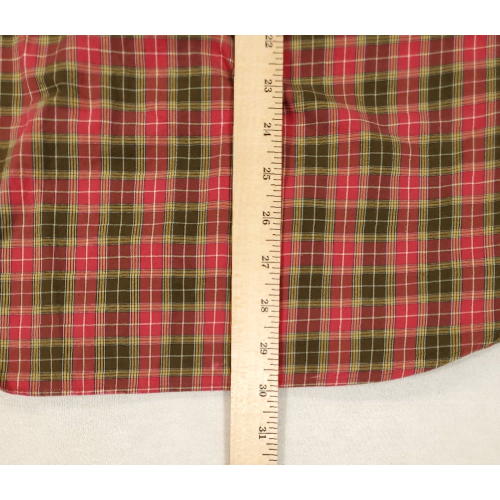 Ralph Lauren Ralph Lauren Button-Down Shirt Mens L Plaid Tartan Classic Fit Red Brown Multicolor Size US L / EU 52-54 / 3 - 5 Thumbnail