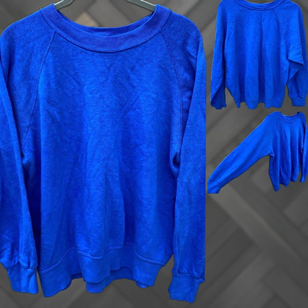 Gap VINTAGE Gap Sweatshirt Raglan Blue Cotton Blend L Men Pullover Jumper Shirt Grouped Keywords Size US L / EU 52-54 / 3 - 1 Thumbnail