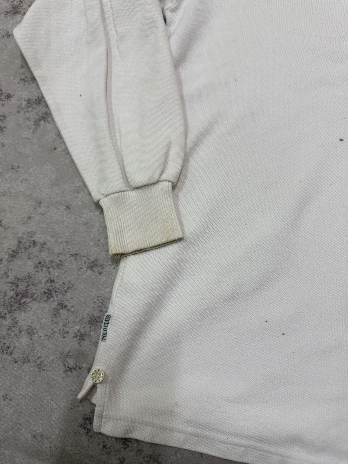 Vintage Vintage 90s Polo Club Longsleeve Ringer Polo Shirt Size US M / EU 48-50 / 2 - 15 Thumbnail