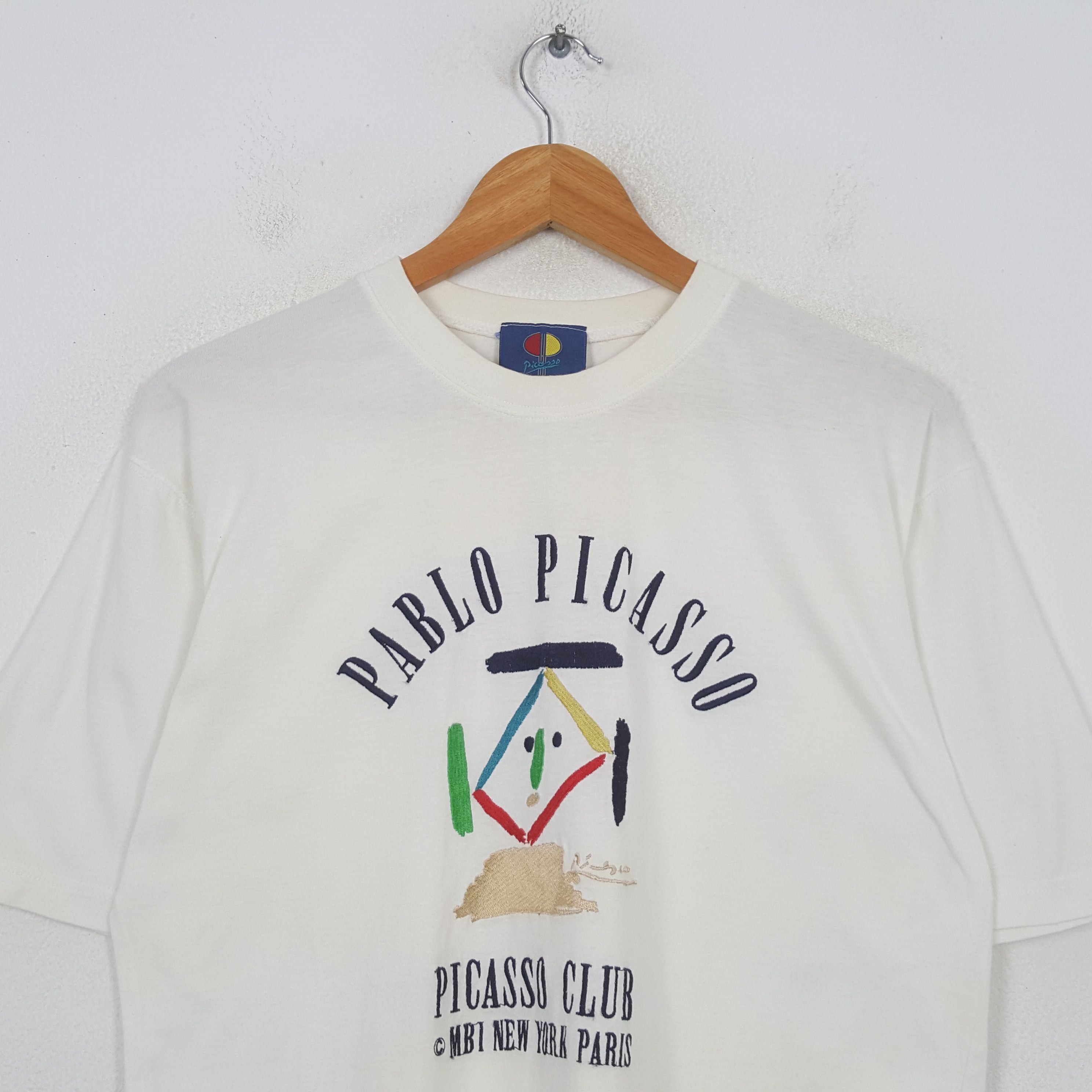 Vintage Vintage Pablo Picasso Spanish Painting T-shirt C294N79 Size US M / EU 48-50 / 2 - 2 Thumbnail