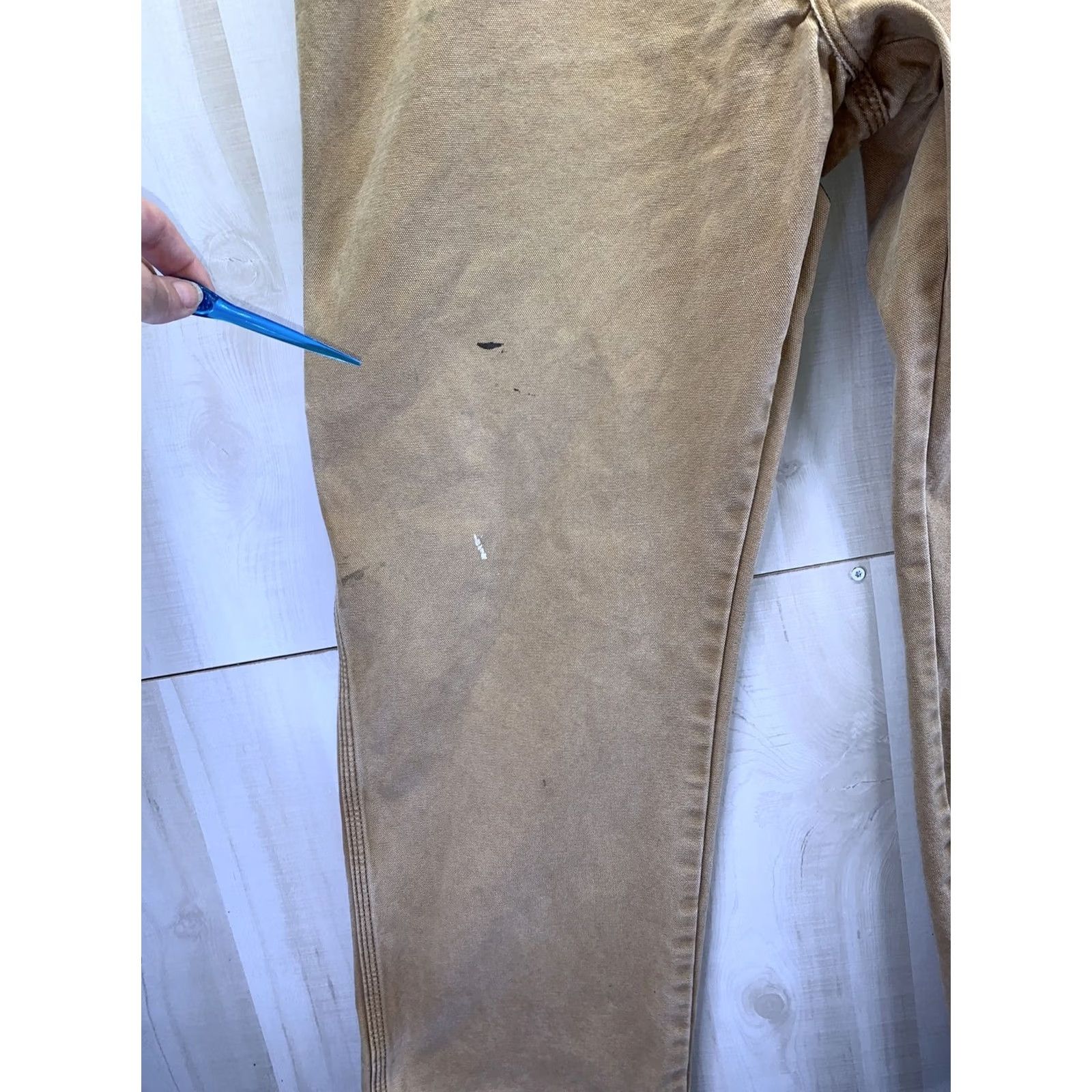 Dickies Dickies Carpenter Straight Leg Work Pants Tan Size 40x30-6685 Mens Regular Canvas Cargo Pocket Waist 40 In 40x30-6685 Size US 40 / EU 56 - 6 Thumbnail