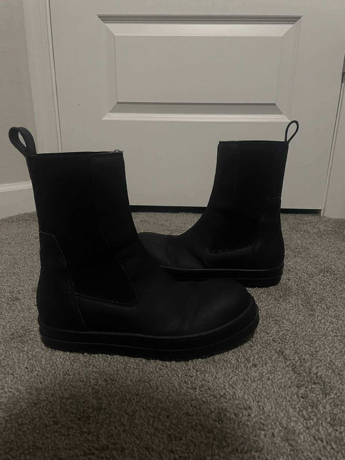 Rick Owens Rick Owens Beatle Bumper Chelsea Boots BLACK(42) Size US 9 / EU 42 - 1 Thumbnail