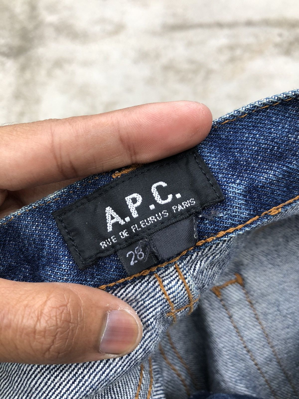 A.P.C. × Vintage SELVEDGE APC VINTAGE DENIM Size US 26 / EU 42 - 6 Thumbnail