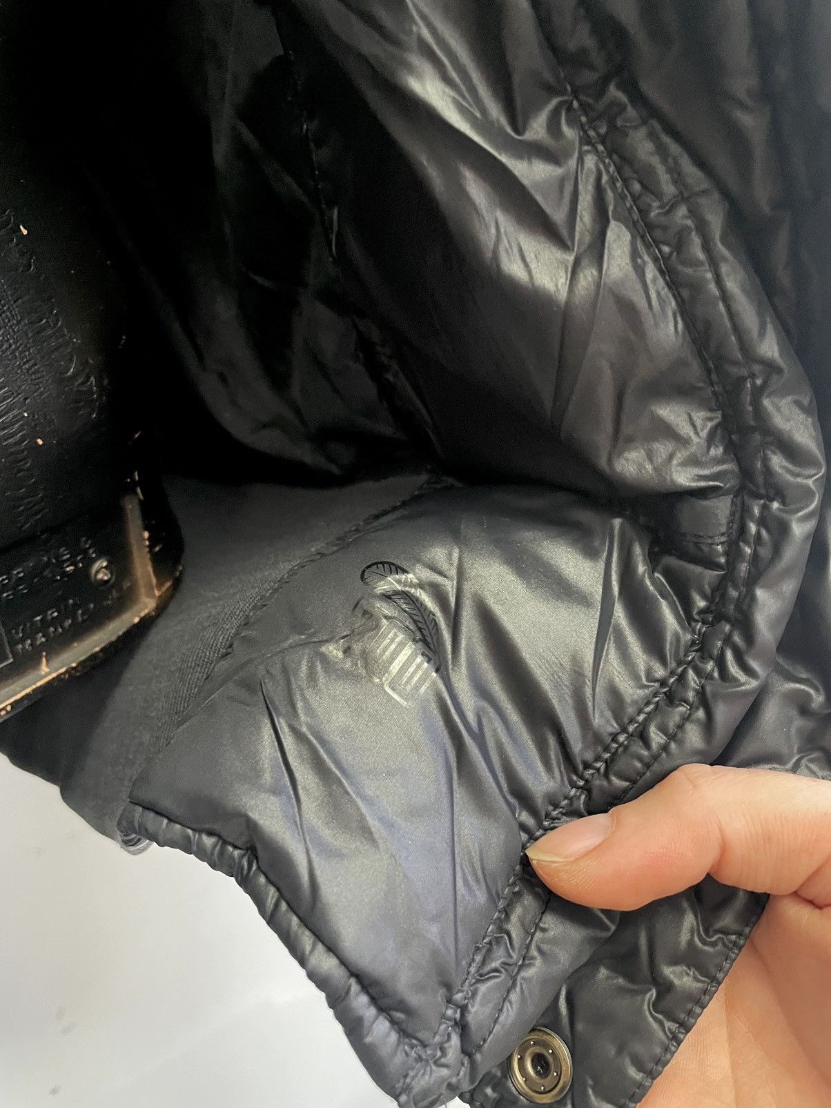 If Six Was Nine Nike Y2K Black Puffer Jacket Fur Hood if six was nine style Size US M / EU 48-50 / 2 - 11 Thumbnail