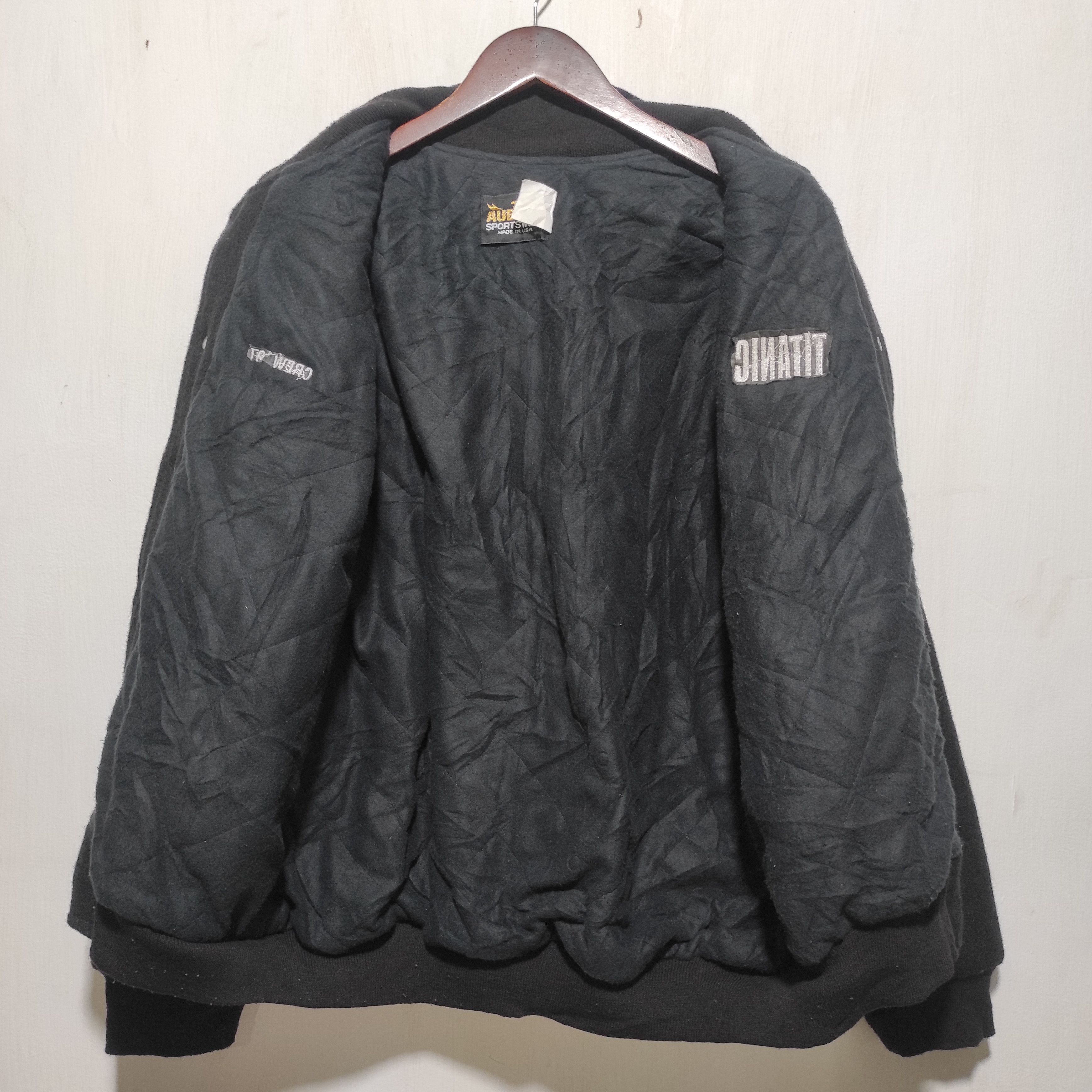 Vintage Vintage 1997 Titanic Movie Promo Wool Jacket Crew Size US XL / EU 56 / 4 - 13 Thumbnail