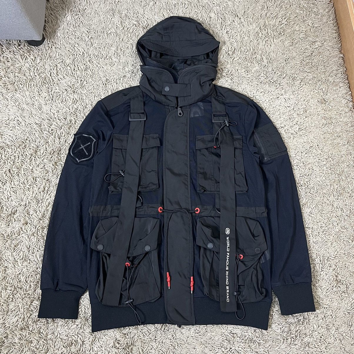 Ecko Unltd. Rare 1 of 1 Ecko Unlimited Techwear Multipocket Jacket Size US S / EU 44-46 / 1 - 1 Thumbnail