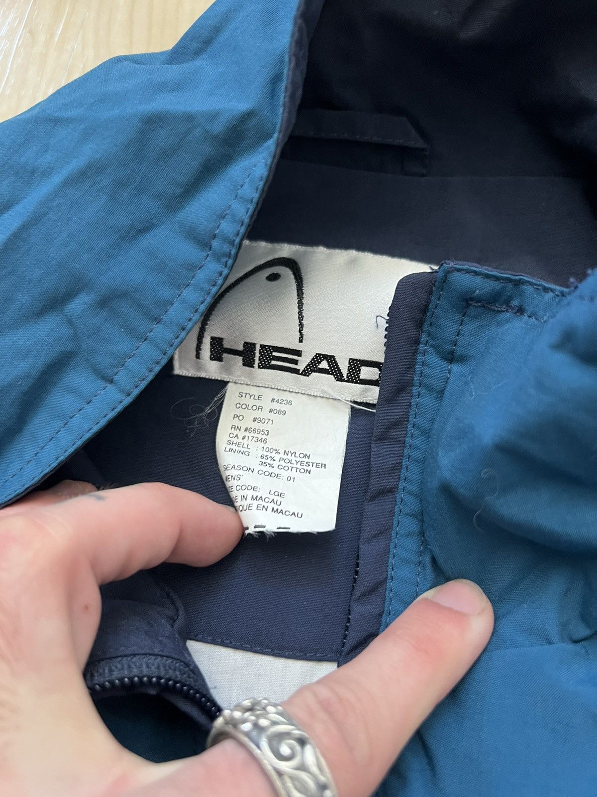 Other Insane vintage HEAD boating light windbreaker bomber jacket Size US L / EU 52-54 / 3 - 4 Thumbnail