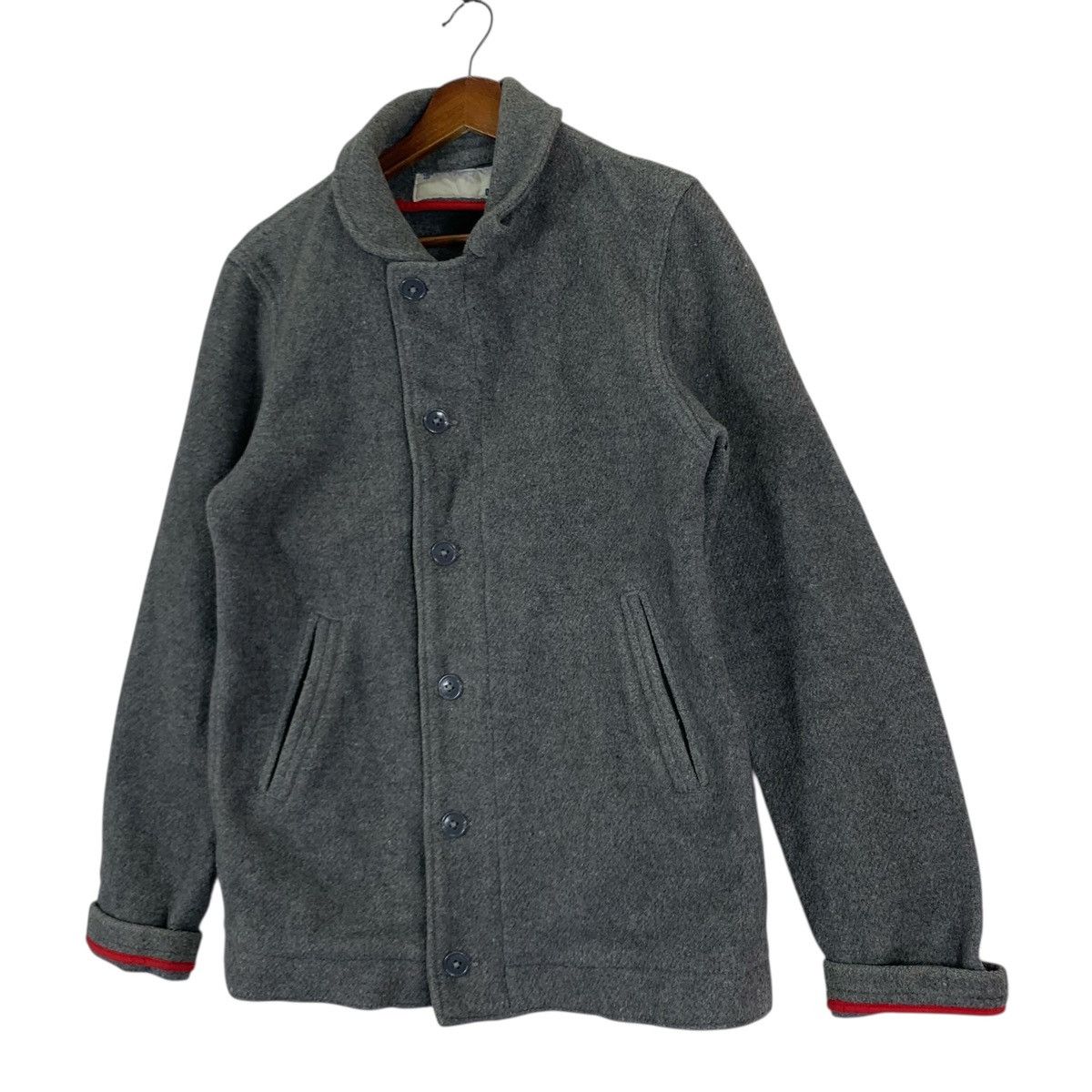 Denime × Japanese Brand × Vintage Vintage Japanese Brand Denime Wool Jacket Size US XS / EU 42 / 0 - 2 Thumbnail