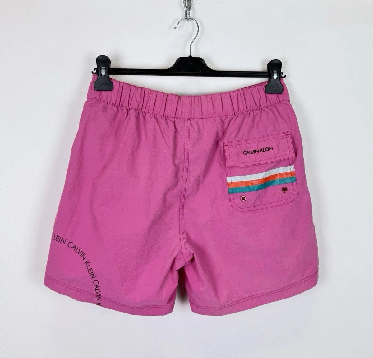 Calvin Klein Calvin Klein Swim Wear Trunks Shorts Beach Top Nylon Pockets Size US 30 / EU 46 - 6 Thumbnail