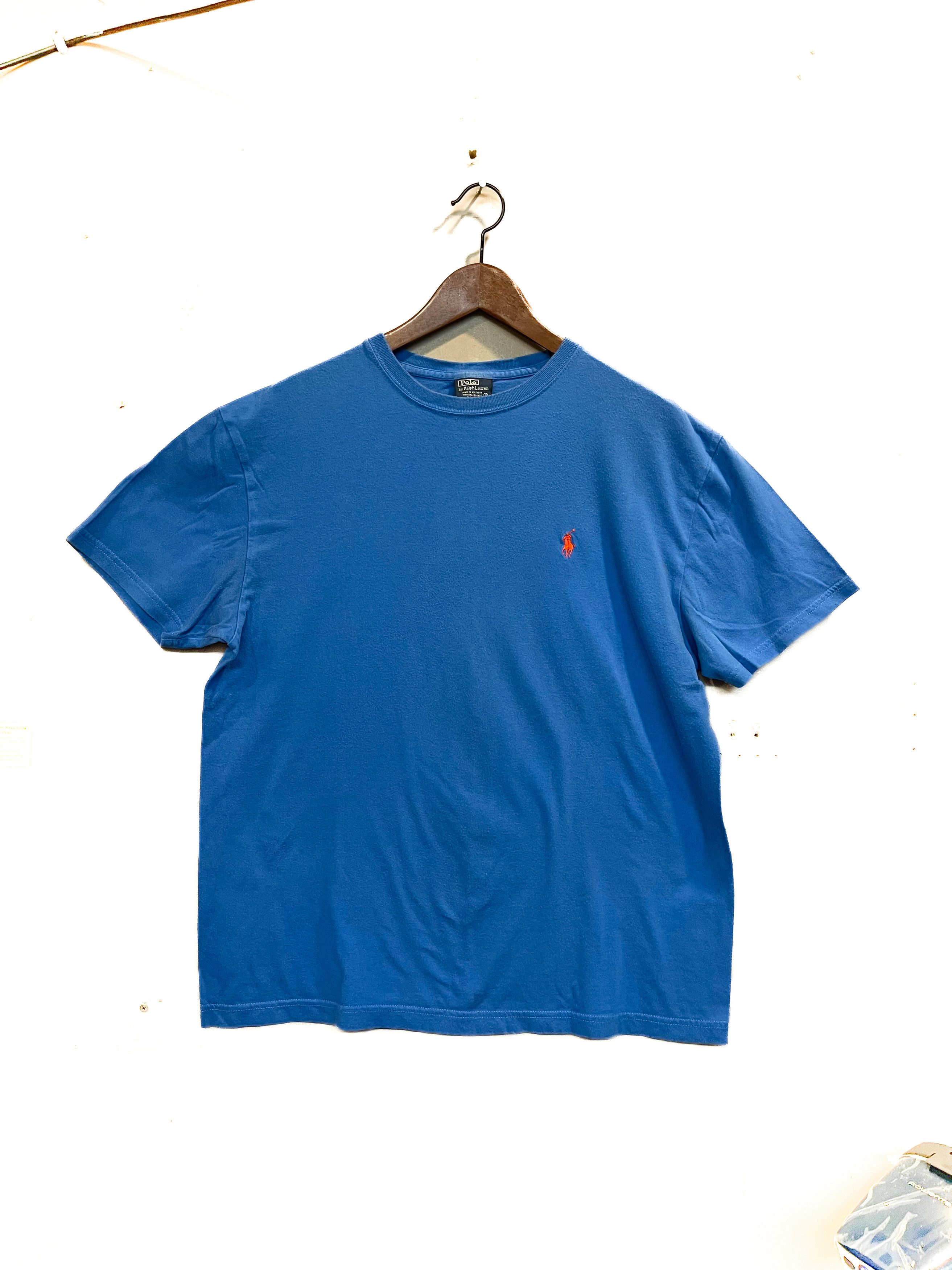Polo Ralph Lauren Blue Polo Ralph Lauren Men's T-Shirt Size US M / EU 48-50 / 2 - 1 Thumbnail