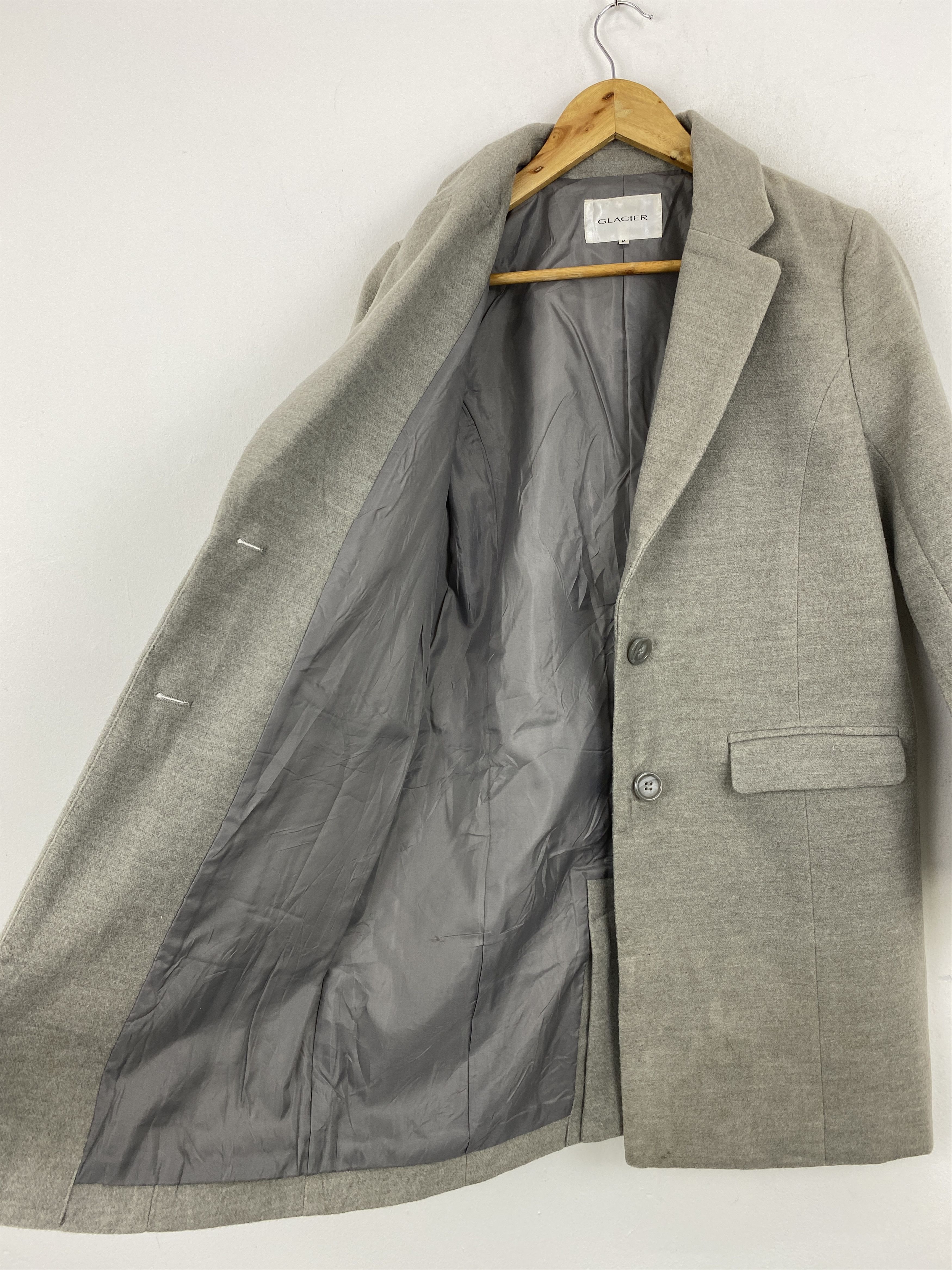 Japanese Brand Vtg Japanese Brand Glacier Button Up Gray Coat Jacket JA0068 Size US M / EU 48-50 / 2 - 5 Thumbnail