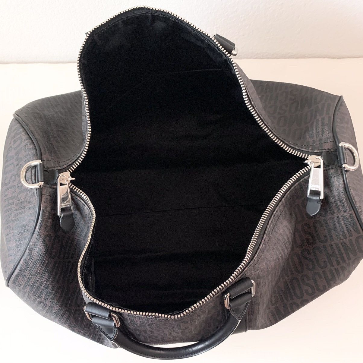 Moschino Moschino large monogram duffel bag Size ONE SIZE - 8 Thumbnail