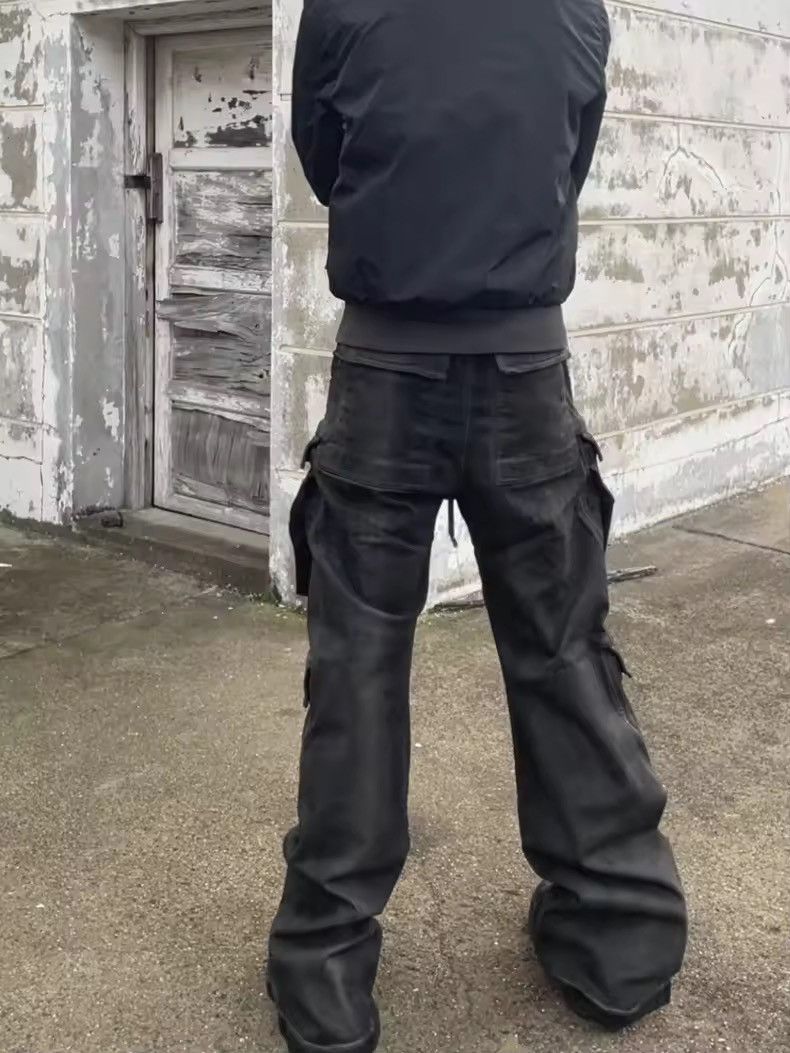Japanese Brand × Vintage Cargo Pants Men’s Casual Loose Straight Dark Grey Trousers Size US 30 / EU 46 - 5 Thumbnail