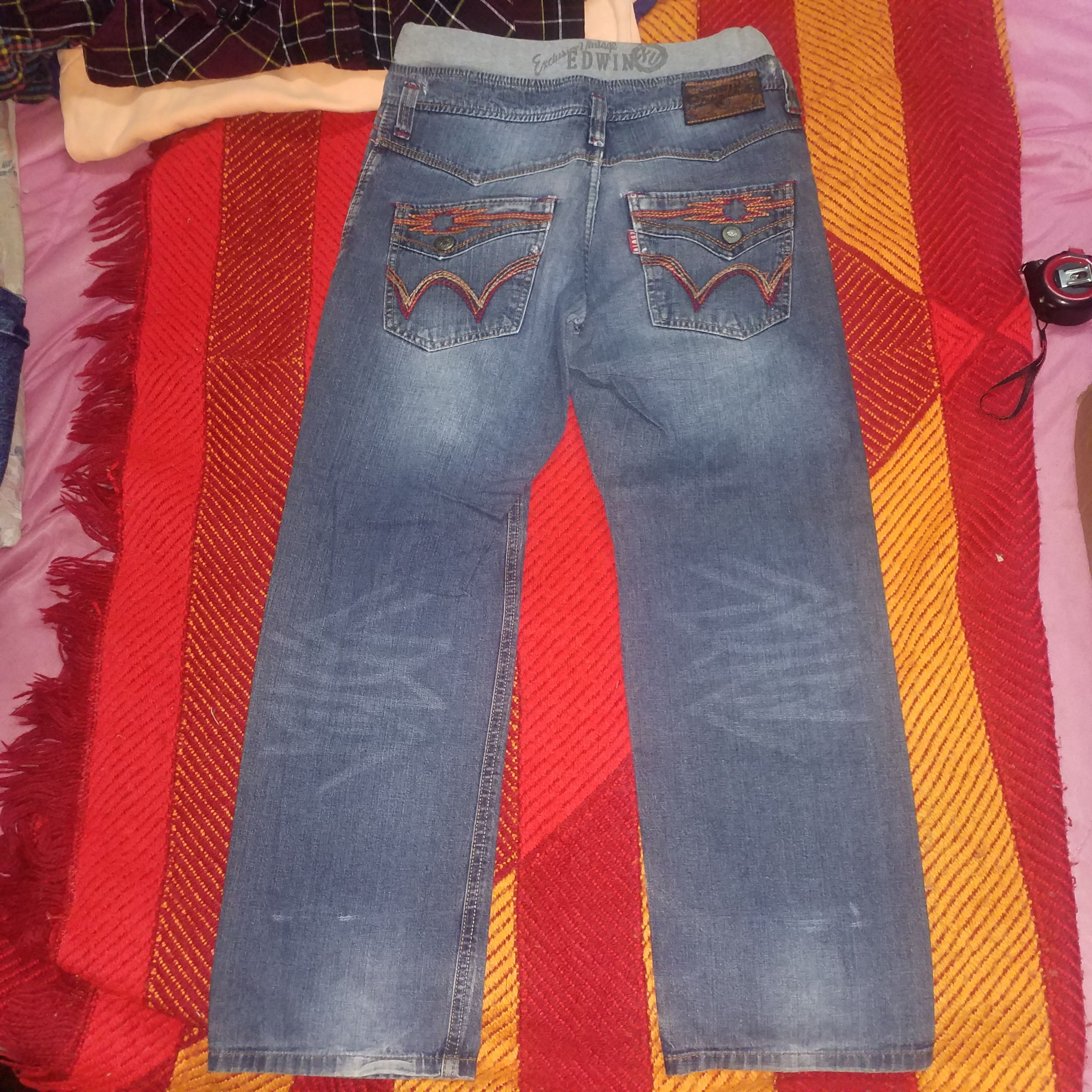 Edwin EDWIN JEANS ELASTIC WAIST SIZE FIT 28 29 30CM Size US 30 / EU 46 - 4 Thumbnail