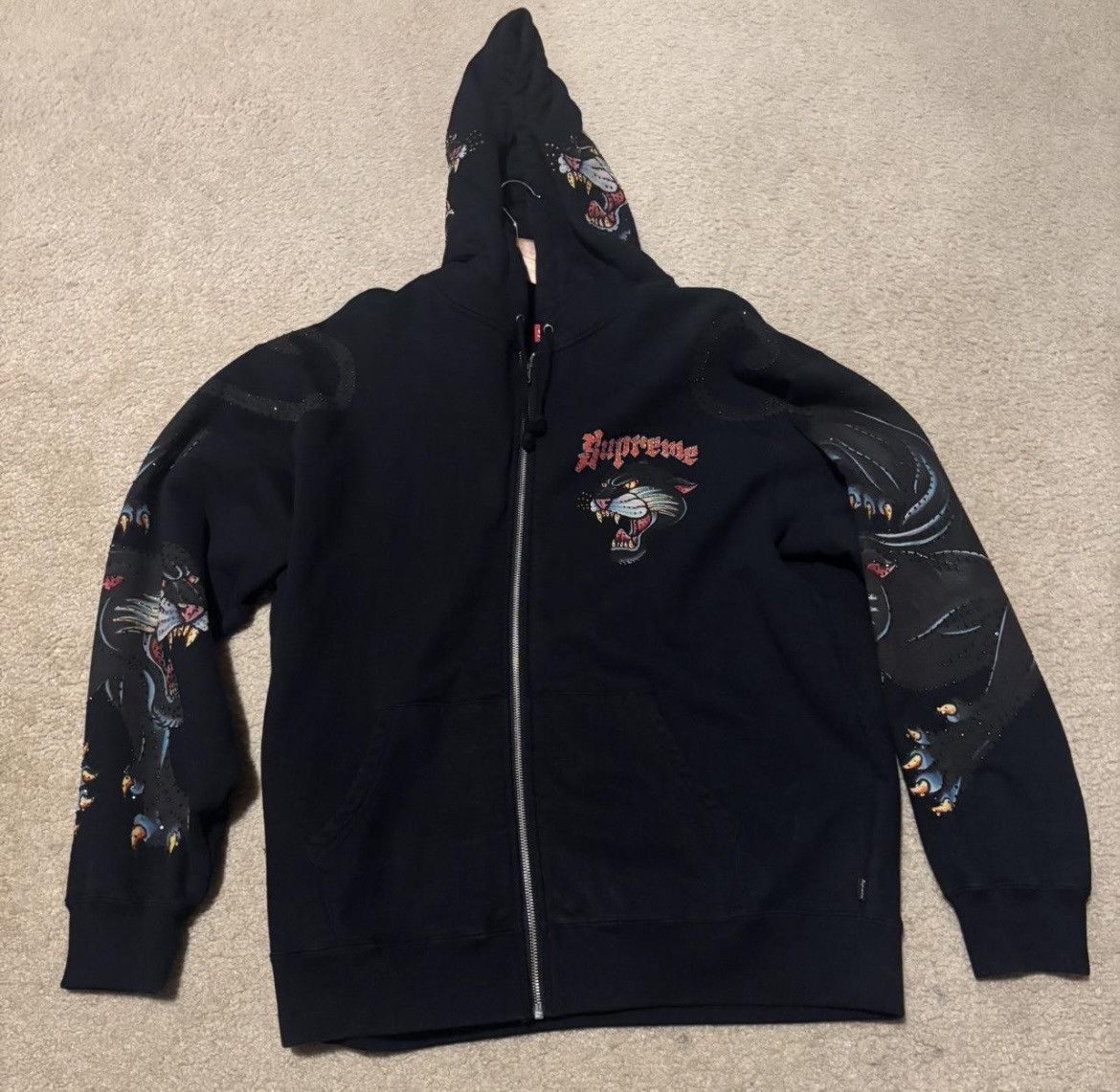 Supreme Supreme Panther Hoodie Size US L / EU 52-54 / 3 - 2 Thumbnail