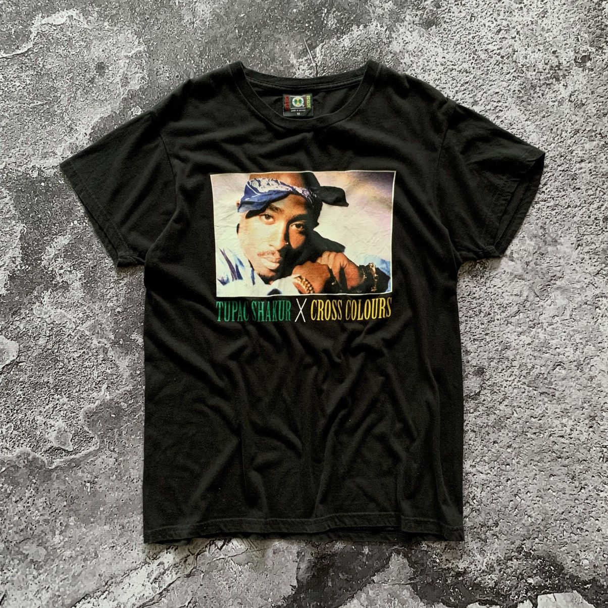 Cross Colours Vintage Tupac Shakur 2Pac x Cross Colours T-Shirt Size US M / EU 48-50 / 2 - 1 Thumbnail