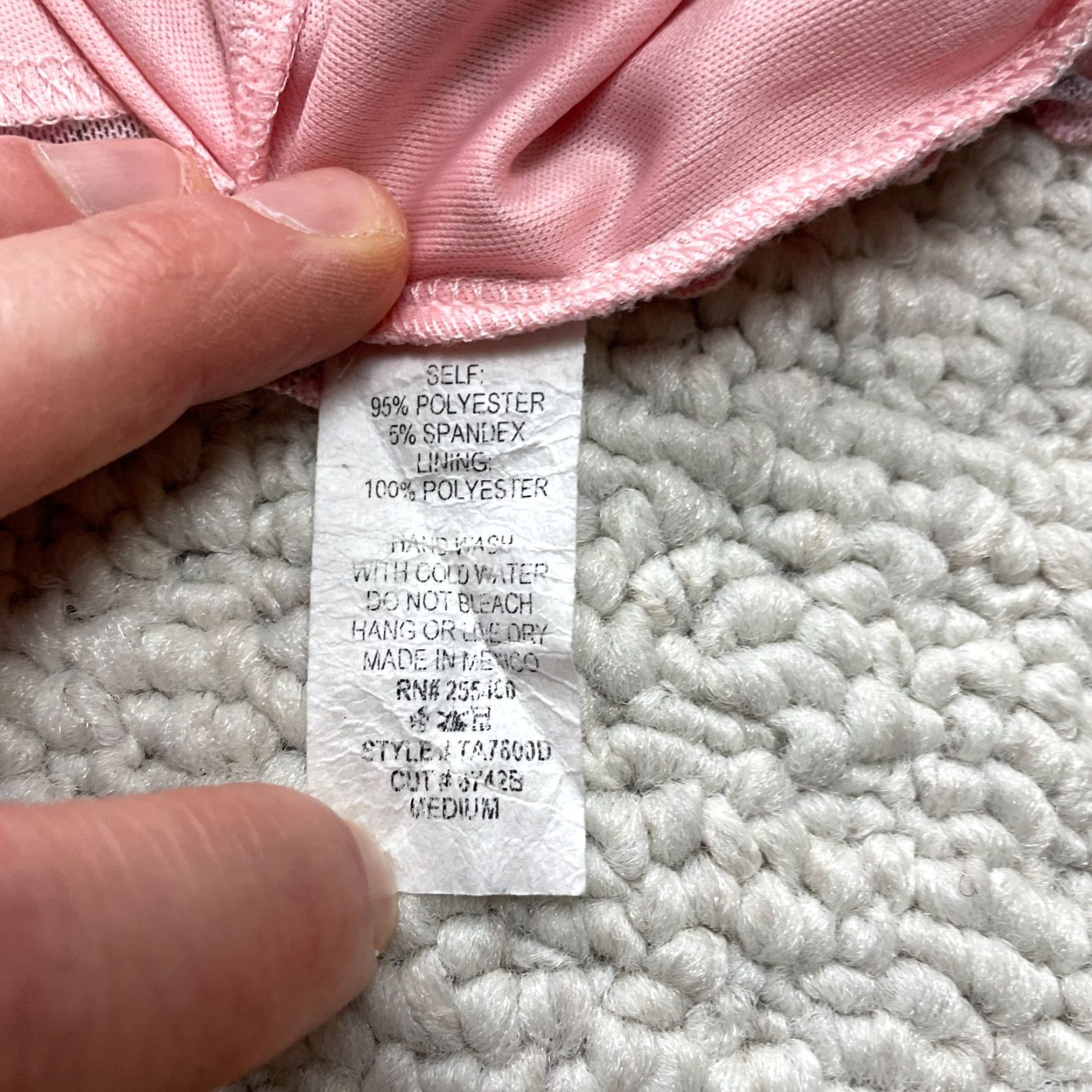 Vintage Rebellious Dreamer Tank Top Girls Juniors Medium Sleeveless Pink Floral V-Neck Size M / US 6-8 / IT 42-44 - 5 Thumbnail
