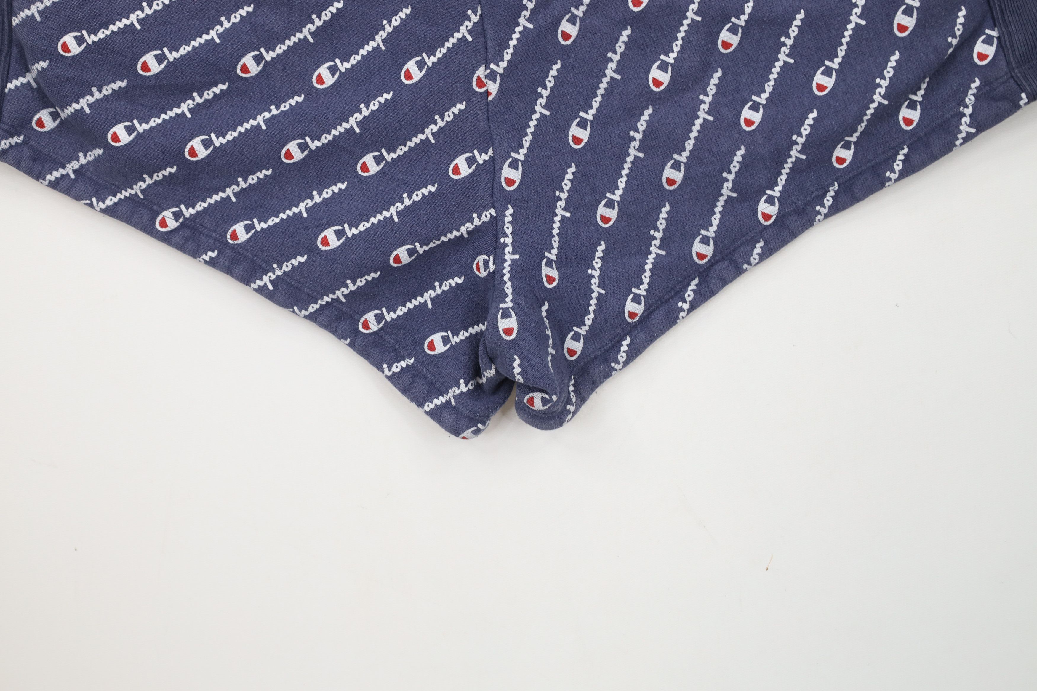 Champion × Vintage Y2K Champion Reverse Weave Print Heavy Sweatpants Shorts Size 32" / US 10 / IT 46 - 7 Thumbnail