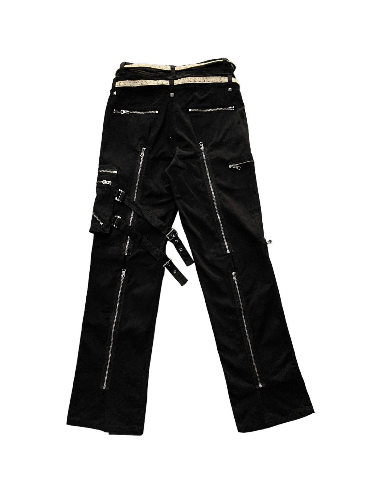 Japanese Brand Tokyo Ikebukuro Cyber Punk Bondage Cargo Pants Size US 30 / EU 46 - 2 Thumbnail