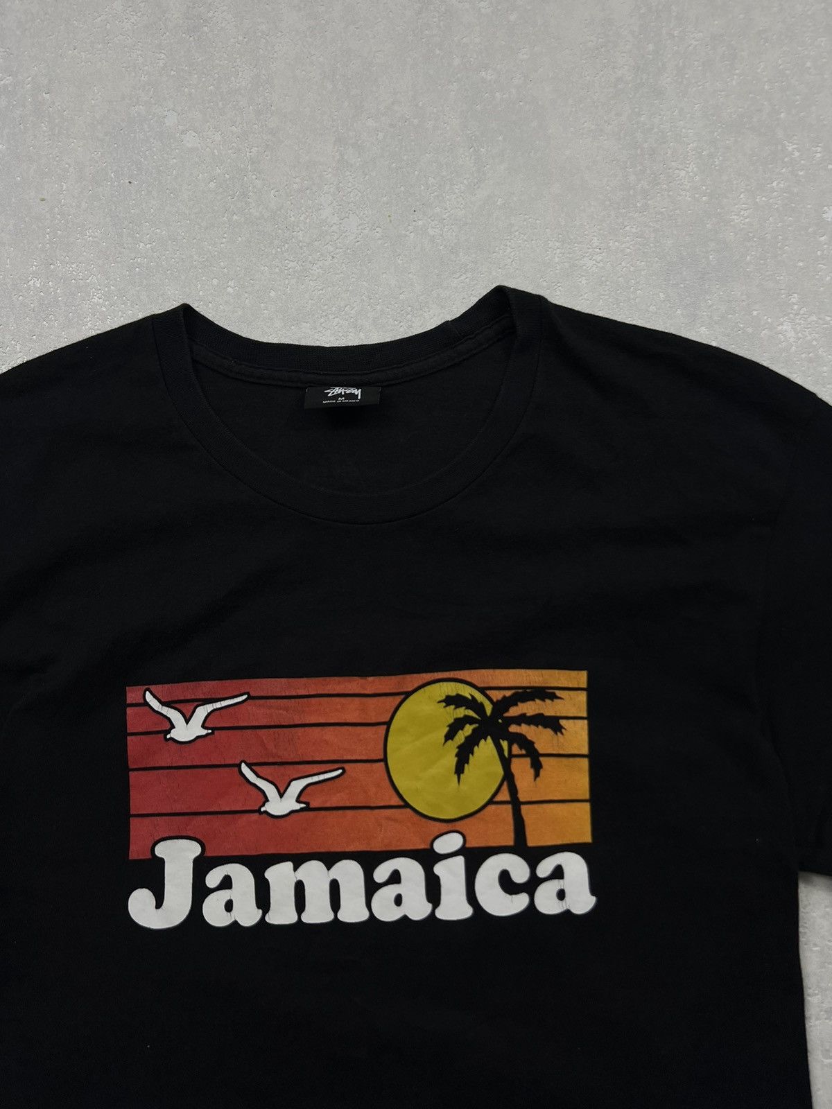 Stussy STUSSY JAMAICA RETRO RARE Y2K BIG LOGO TEE Size US M / EU 48-50 / 2 - 2 Thumbnail