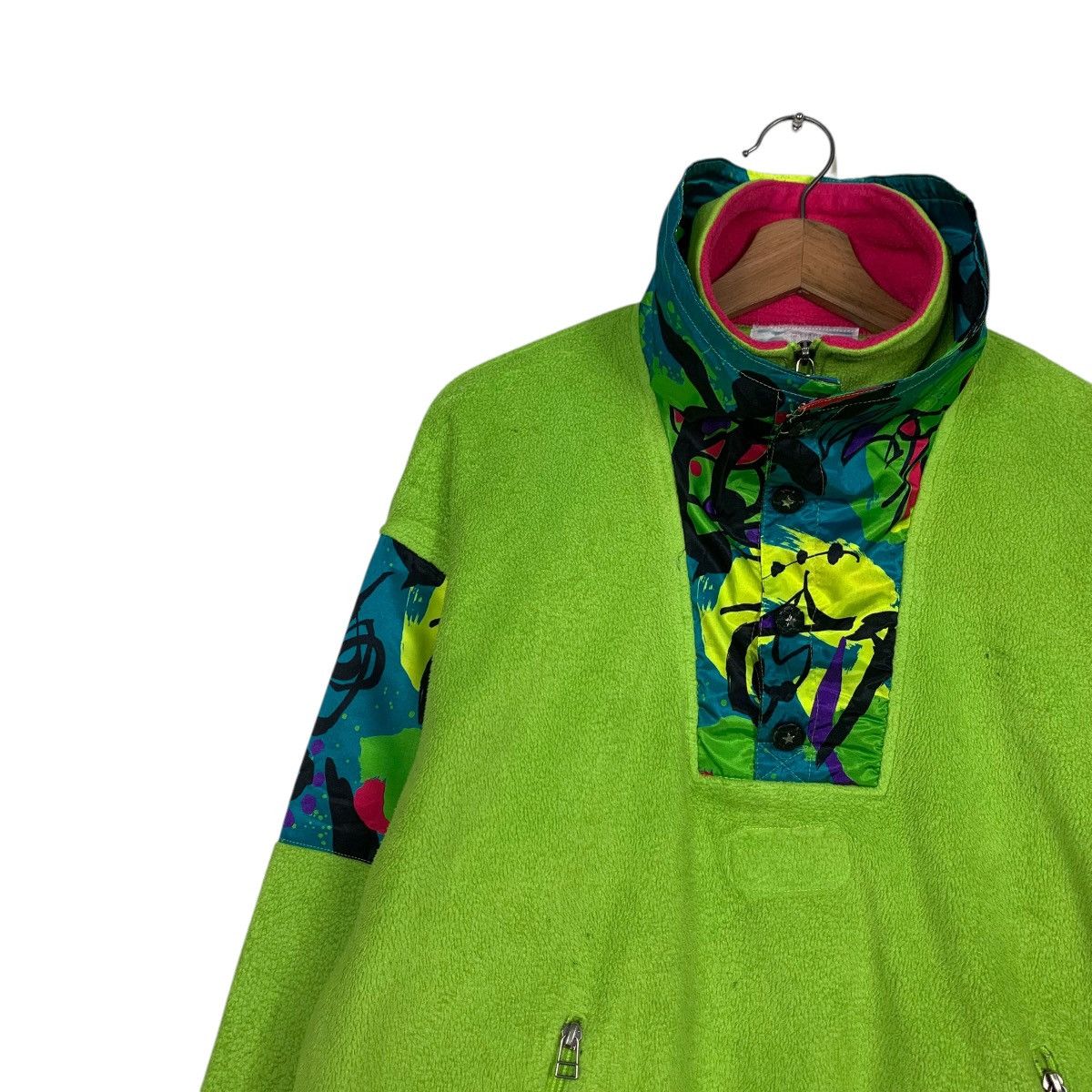 Ellesse 90’s ELLESSE Active Snow Boarding Fleece Jacket #2858-C129 Size US L / EU 52-54 / 3 - 4 Thumbnail