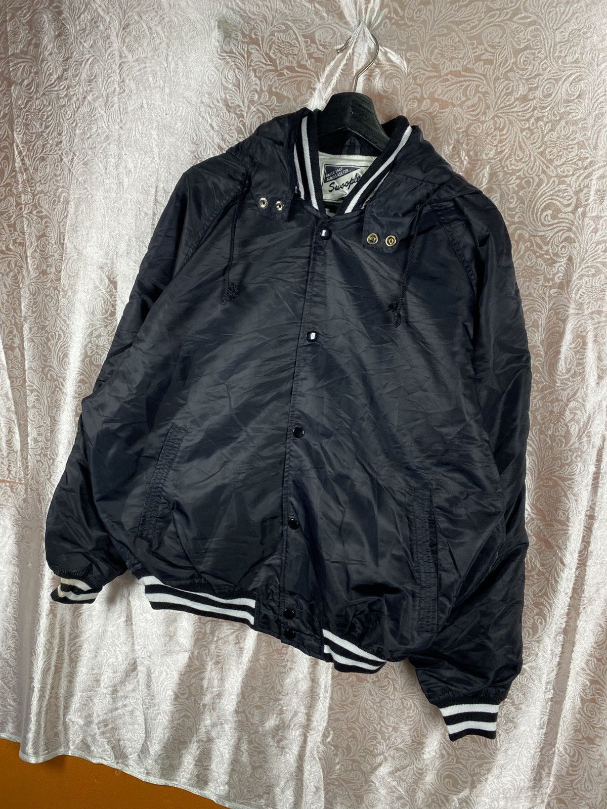 Vintage Vintage Swooplex Sardinia Cup 1935 Hooded Jacket Spell Out Size US L / EU 52-54 / 3 - 4 Thumbnail