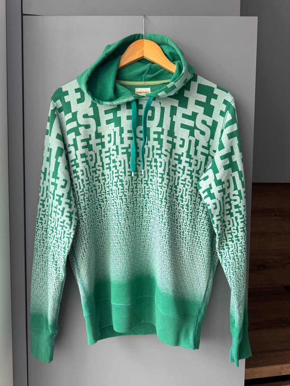Designer × Diesel × Vintage Diesel Logo Monogram Vintage Hoodie Size M Size US M / EU 48-50 / 2 - 1 Thumbnail