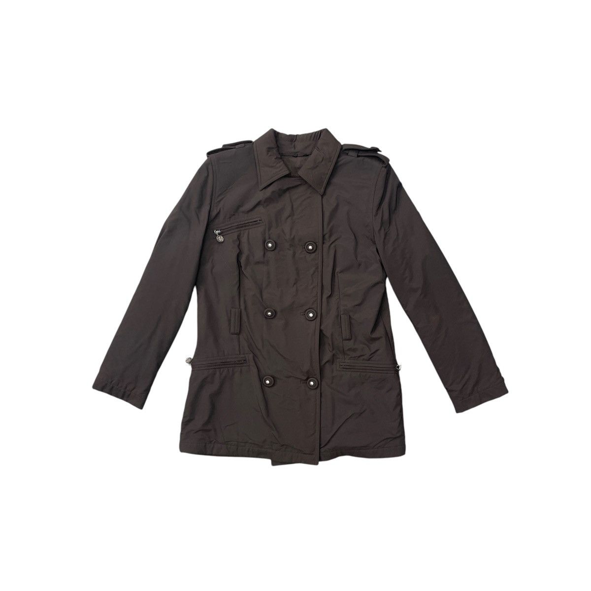 Versace × Vintage Vintage Gianni Versace Women Trench Coat Jacket Size 42 Size M / US 6-8 / IT 42-44 - 1 Thumbnail