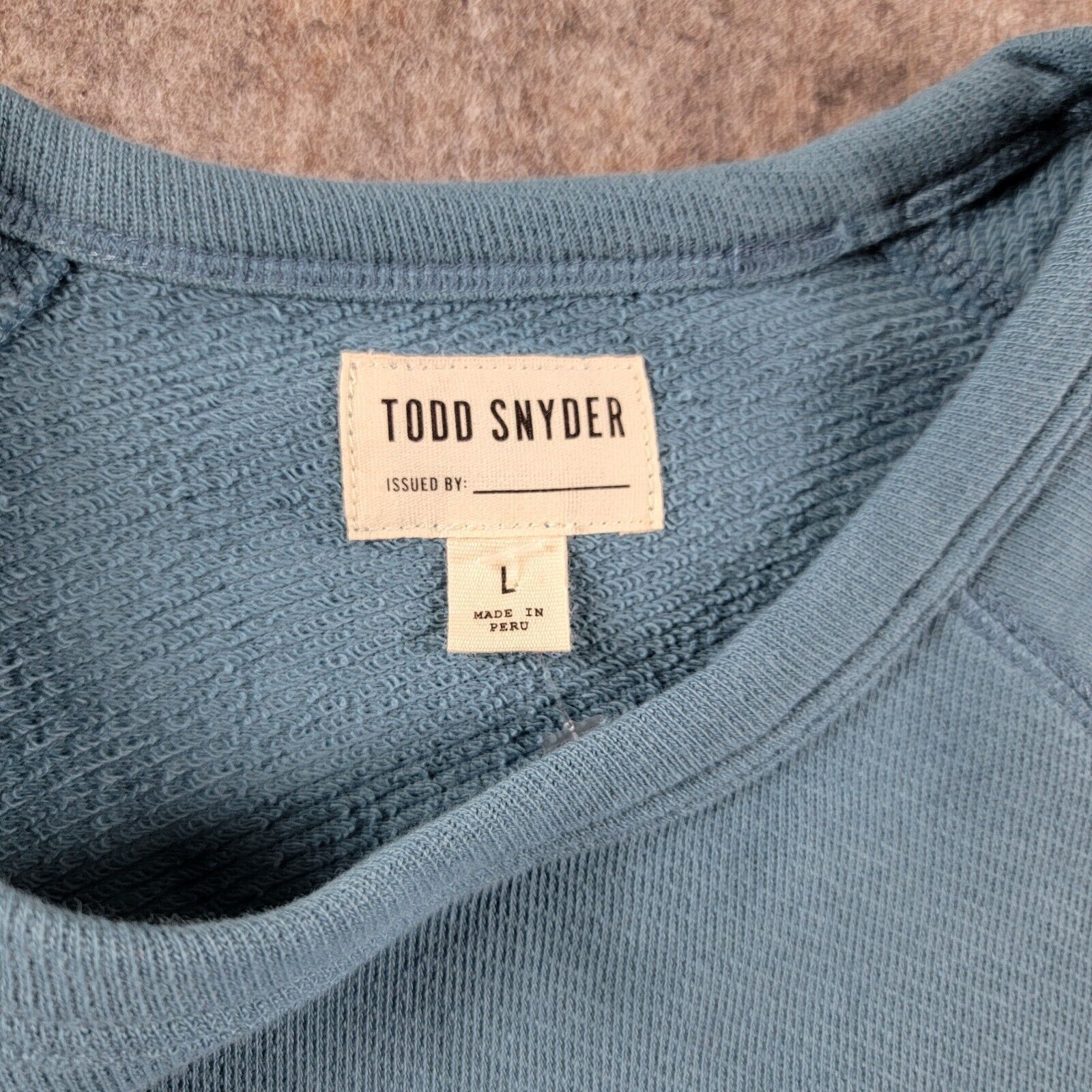 Todd Snyder Todd Snyder Issued By Sweatshirt Crewneck size L Blue Size US L / EU 52-54 / 3 - 6 Thumbnail