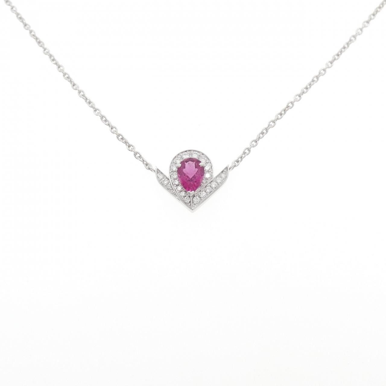Other Chaumet Chaumet Joséphine 750 White Gold Diamond Tourmaline Necklace Precious Metal Necklace 085145 DUTY FREE for USA Size ONE SIZE - 1 Thumbnail