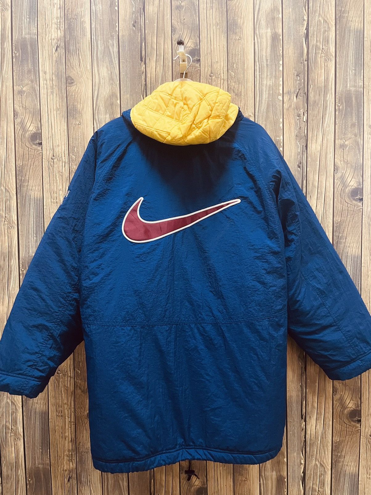 Nike × Vintage 🦍NIKE VINTAGE OVERSIZE BIG SWOOSH 🦍 Size US L / EU 52-54 / 3 - 1 Thumbnail