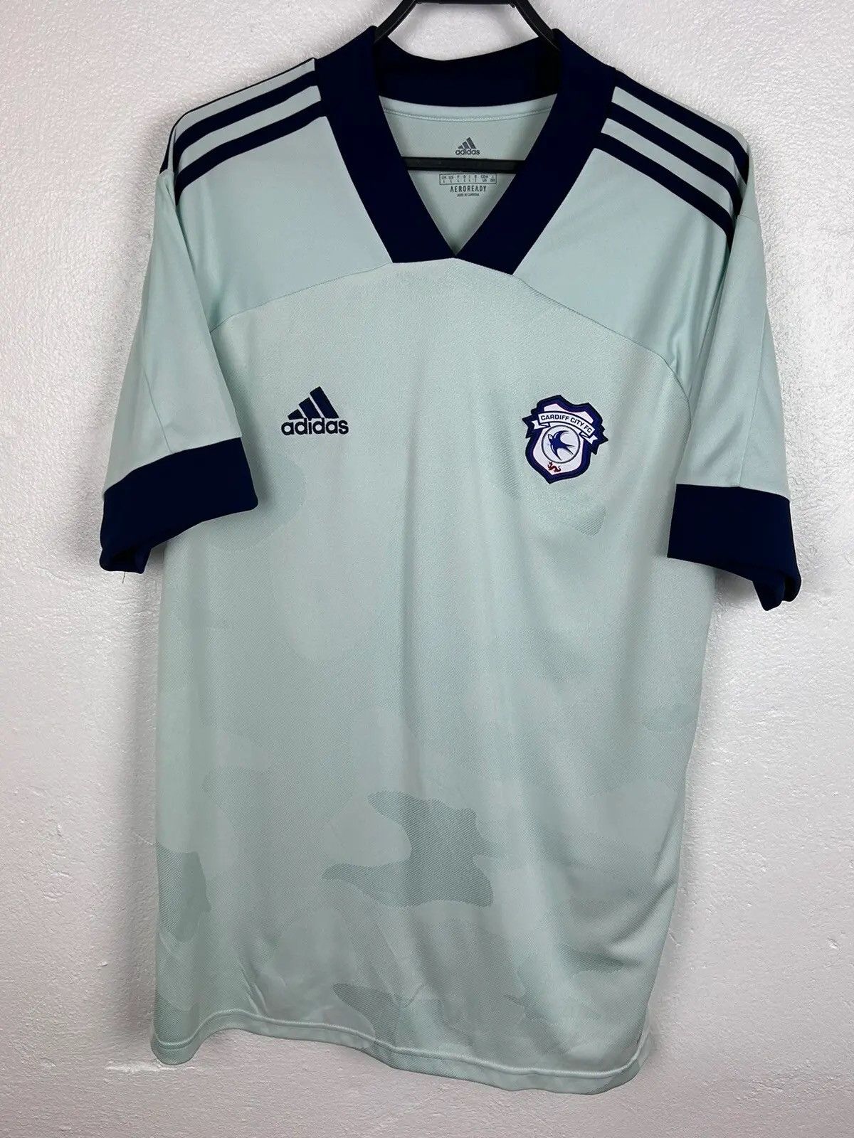 Adidas Adidas x Cardiff City FC 2020/21 Away Kit Soccer Jersey Size US L / EU 52-54 / 3 - 1 Thumbnail