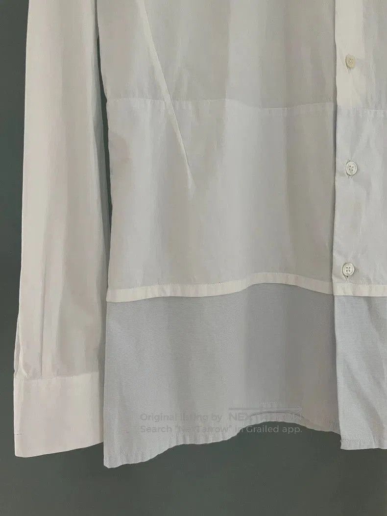Raf Simons Raf Simons Men's Blue White Striped Shirt. Size US M / EU 48-50 / 2 - 3 Thumbnail