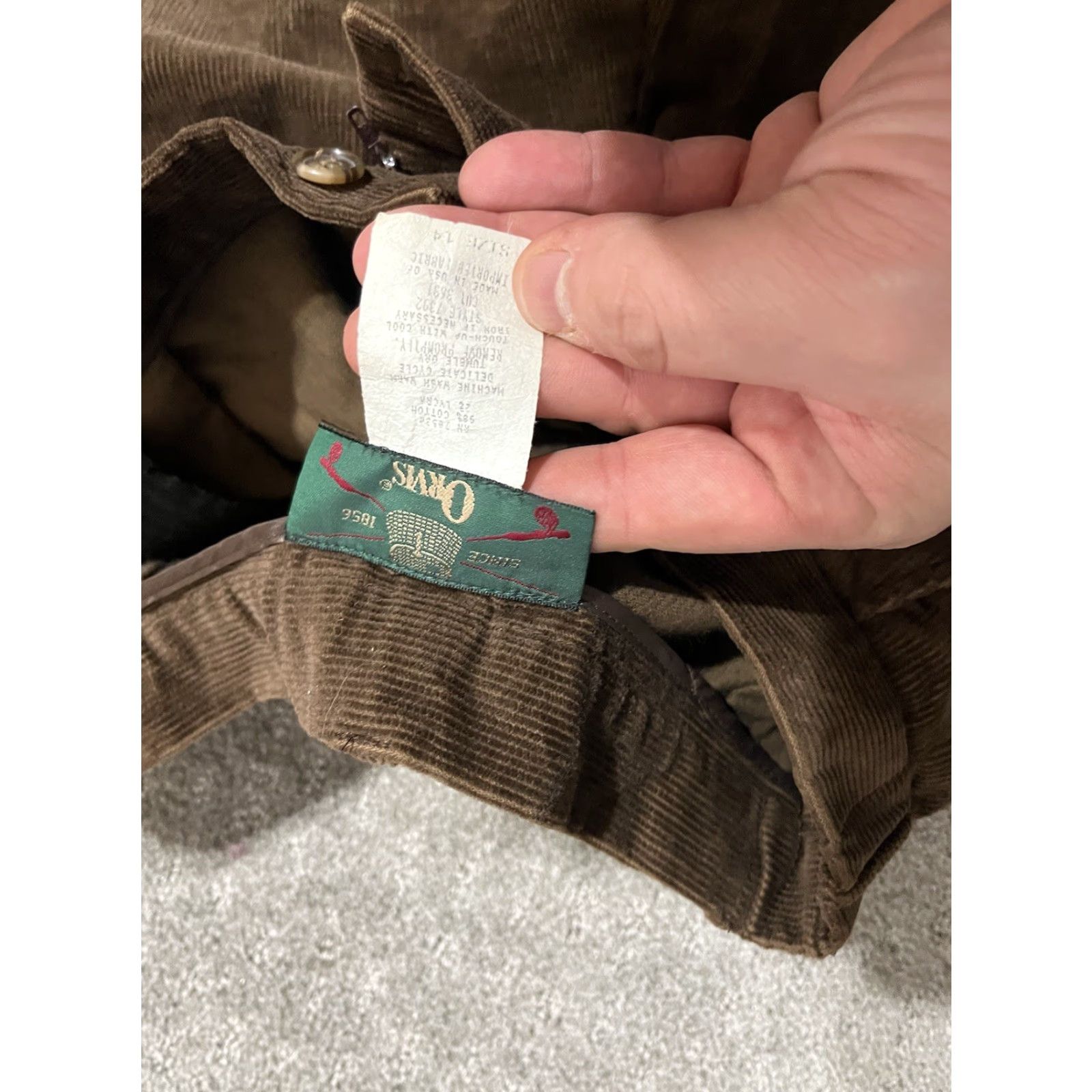 Orvis Orvis Pants Womens 14 Brown Corduroy Outs Outdoors Casual Fishing Straight Leg Y2K Size 36" / US 14 / IT 50 - 3 Thumbnail