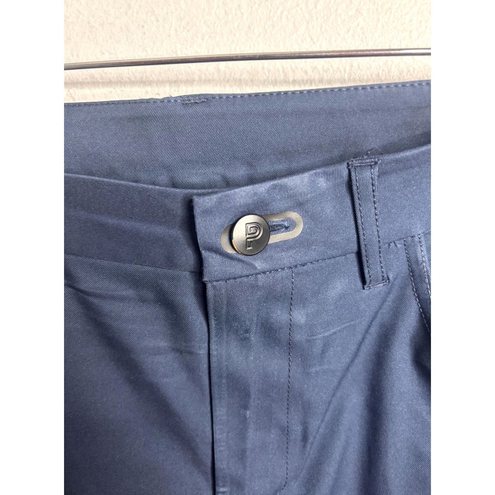 Vintage Public Rec Blue Chino Pants Mens 33x32 Straight Leg 5 Pocket Casual Zip Fly Size US 33 - 3 Thumbnail